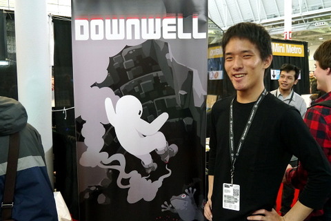 【PAX East 2015】若き日本人開発者の野心作『Downwell』をプレイ！―IGF 2015の学生部門のファイナリストにも選出 画像