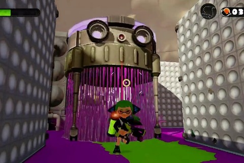 明日発売の『スプラトゥーン』のイカすバトルを綴る新TVCM、ステージは多彩な仕掛けが満載 画像