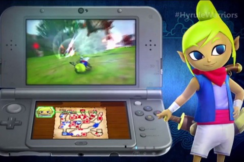 【E3 2015】3DS版『ゼルダ無双』発売決定！『風のタクト』からテトラやハイラル王が参戦 画像