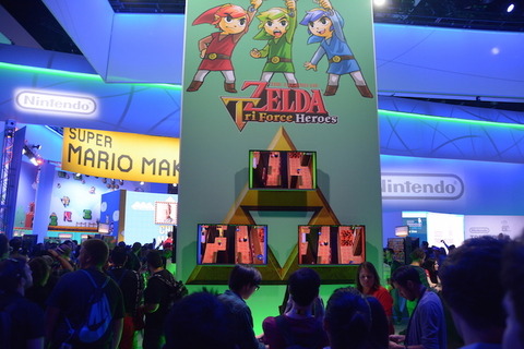 【E3 2015】3DS『トライフォース3銃士』は新時代の『ゼルダ』だった！注目はチャット機能 画像