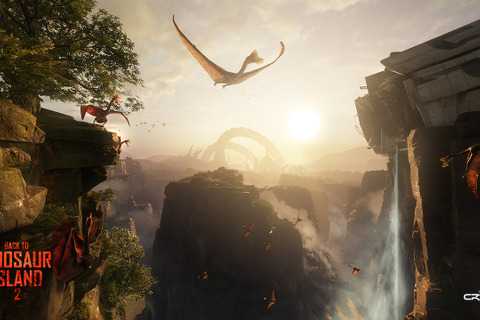 【E3 2015】あまりにリアルな体験に立体視であることも忘れる!? Crytekが作ったVRゲーム『Back to Dinosaur Island 2』を体験 画像