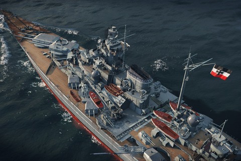 『World of Warships』9月17日正式サービス開始、ドイツ戦艦Tirpitz実装告知も 画像