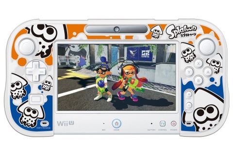 『スプラトゥーン』デザインのWii U GamePad用シリコンカバーが登場、全2種類 画像