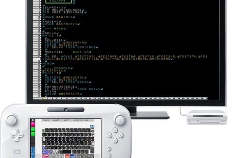 Wii U『プチコンBIG』発表！高解像度表示やWiiリモコン・GamePadに対応、素材画像エリアも1024×1024に拡張 画像