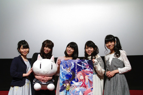 【レポート】「蒼の彼方のフォーリズム」先行上映会、山本希望がツインテール出演を公約 画像