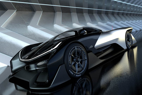 SF映画に出てきそうな近未来電気自動車「FF ZERO1」コンセプト公開 画像