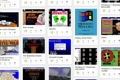 「Windows 3.1」対応ゲーム1000本以上が公開中、往年の名作をブラウザからプレイ 画像