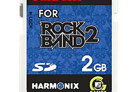 サンディスク、『ロックバンド2』ブランドのWii向けSDカードを発売 画像