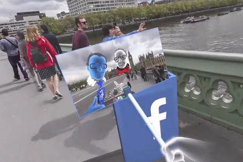 VRで自撮り！？ Facebookが「Oculus Rift」を利用したソーシャル機能デモを披露 画像