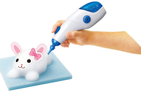 “泡でお絵かきできるペン”登場! ハンドソープで3Dアートが楽しめる「あわモコ」発売 画像