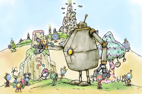 「ちびロボ」西健一最新作『ルナたん ～巨人ルナと地底探検～』発表 画像