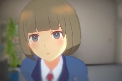 2Dイラストを360度動かす「Live2D Euclid」映像公開！女の子が近づき、手を伸ばし、覗き込む 画像