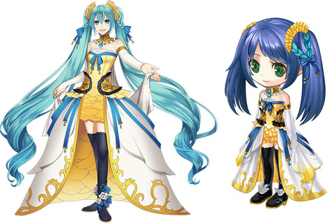 『タワー オブ プリンセス』と初音ミクのコラボイベント開始! ボーカロイドも登場するオリジナルストーリーも 画像