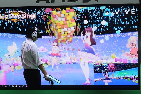 【TGS2016】VRアイドルライブで実感したのは「照れ」！ “アイドルとの距離×臨場感”で心を揺さぶるVR「Hop Step Sing!」体験レポ 画像