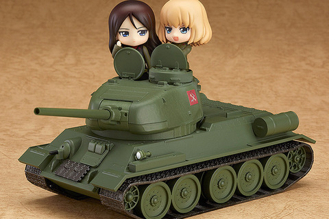 「ガルパン」のソ連戦車が「ねんどろいど もあ」より発売―カチューシャ＆ノンナを乗せる事も！ 画像