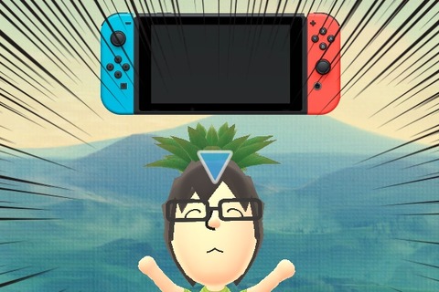 『Miitomo』でスイッチのコラボキャンペーンが開催！スタンプやロゴTなどゲーム内アイテムがもらえる 画像