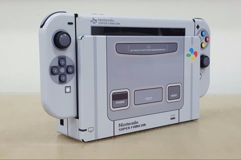 90年代の青春が蘇る…「スーファミ風ニンテンドースイッチ」を海外ゲーマーが制作 画像