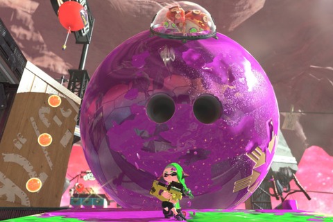 『スプラトゥーン2』ではオクタリアンの新兵器が登場、その正体は飛行船＆ボーリングの玉!? 画像