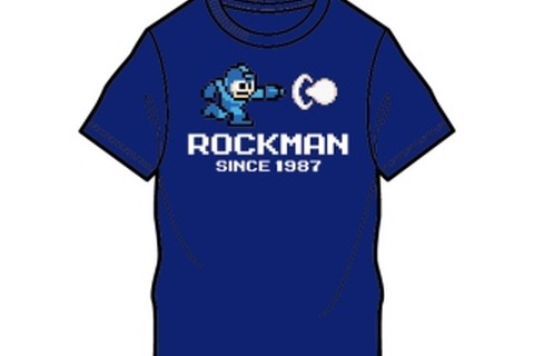 8bitドットのロックマンTシャツが「しまむら」に登場！チャージショットを放つロックマンをデザイン 画像