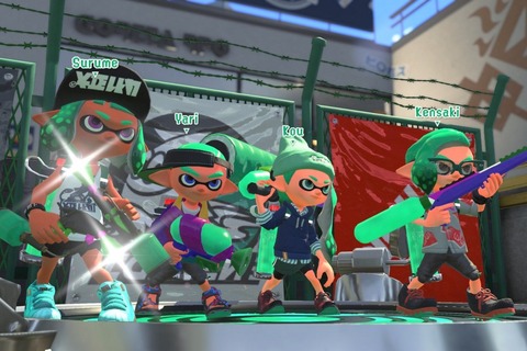 『スプラトゥーン2』ブキが“キラリ”と輝くのは実力者の証!? 味方でも相手でも要チェック 画像