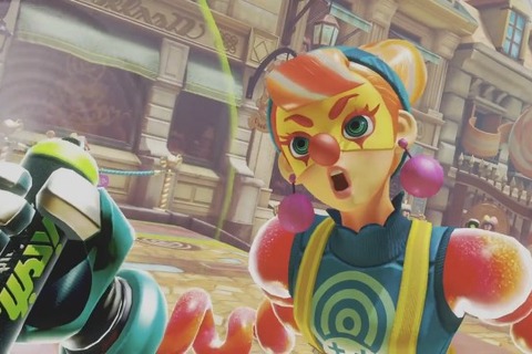 『ARMS』新ファイター「ローラポップ」を発表！ 不思議なアクションを映像でいち早く公開 画像