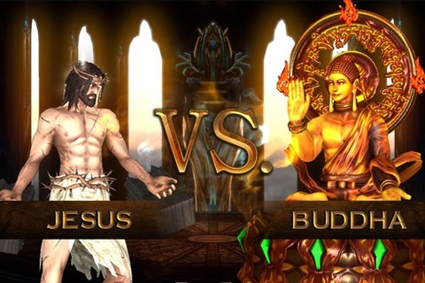 ジーザスvsブッダ！神仏対戦格闘『Fight of Gods』Steam早期アクセス開始 画像