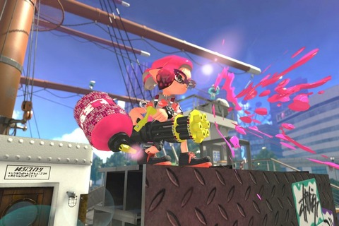 『スプラトゥーン2』新ブキ「バレルスピナーデコ」を9月16日に追加─高速連射で華麗に反撃 画像