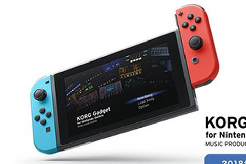 『KORG Gadget for Nintendo Switch』公式サイトが公開―ジャンルは「新感覚音楽制作ゲームソフト」 画像