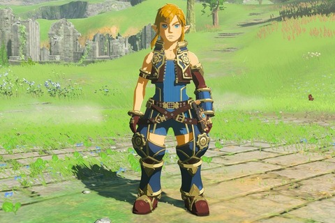 『ゼルダの伝説 BotW』更新データ配信─『ゼノブレイド2』コラボ装備が登場、セットボーナスは「加速泳ぎがんばり長持ち」 画像