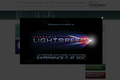 エマージェント、ゲームエンジン「Gamebryo」の新シリーズ「Gamebryo LightSpeed」をリリース 画像