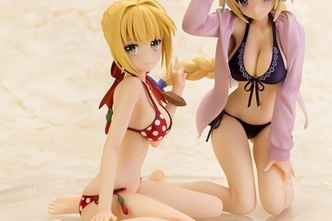 『Fate』ネロ＆ジャンヌのはだけた素肌が眩しすぎる水着フィギュアが登場 画像