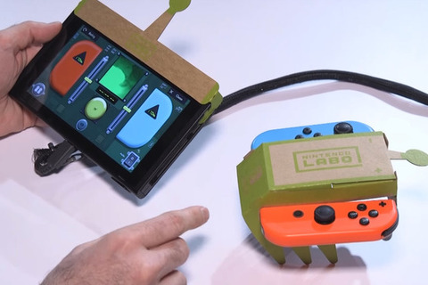 海外メディアの『Nintendo Labo』ハンズオン映像！ 組み立てからプレイまでじっくりと 画像