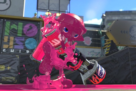 『スプラトゥーン2』ロングブラスターカスタムが登場―「カーリングボム」×「バブルランチャー」で暴れまわろう！ 画像