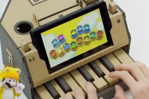 「ニャニャニャ! ネコマリオタイム」『Nintendo Labo』の魅力に迫る！ Miiがもう一人の主人公になるACTも紹介 画像