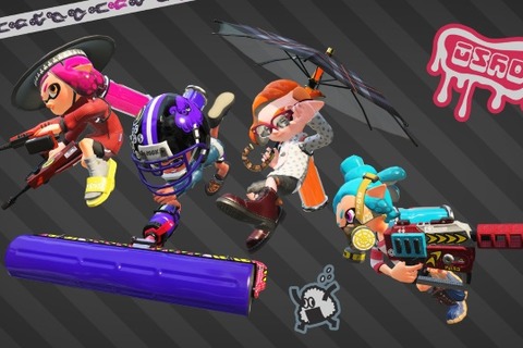 『スプラトゥーン2』6月1日に追加される新たなブキ4種類が公開！新ステージや新ランキングの開催も予定 画像