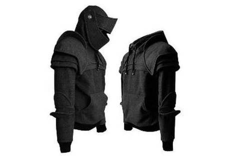 防御力高そう・・・！ 西洋甲冑風の「アーマード・パーカー」がゲーマーの心をくすぐる 画像