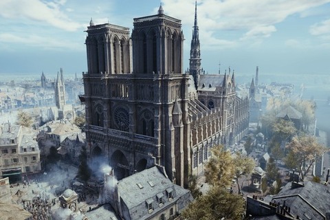 ユービーアイソフト、ノートルダム大聖堂再建への寄付とPC版『アサクリ ユニティ』1週間限定無料配布を告知 画像