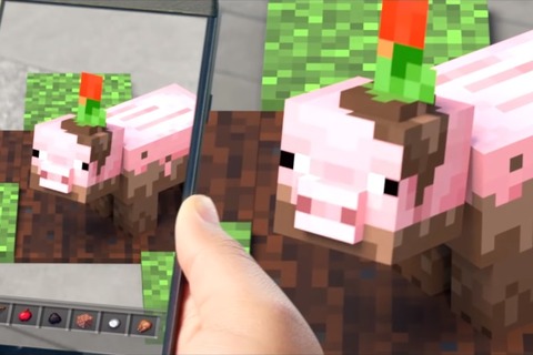 『マインクラフト』のAR版が本格始動？5月17日の続報を予告するティーザー映像公開！ 画像