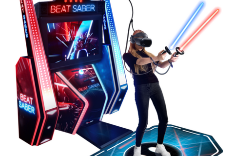 VRリズムゲーム『Beat Saber』アーケード版が日本初登場！那須ハイランドパークでライトセイバーを振るおう 画像