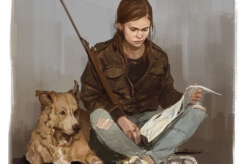 『The Last of Us Part II』新コンセプトアートがお披露目！エリーの隣に佇む「犬」に注目が集まる 画像
