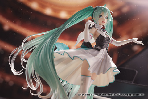 フィギュア「初音ミクシンフォニー 2019Ver.」予約受付開始！風で膨らむスカートを見事に表現した造形は、お見事としか言いようがない 画像