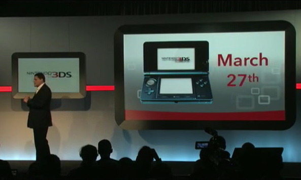 ニンテンドー3DS、北米での発売は3月27日・価格は249.99ドル