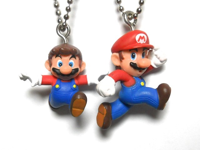 変身マリオが勢揃い「スーパーマリオ3Dランド マスコットキー