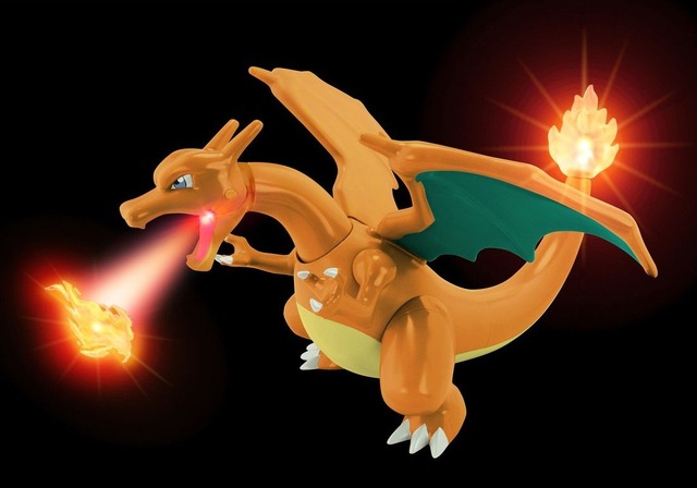 しっぽが燃えるように光る！「ポケモンアクションフィギュア