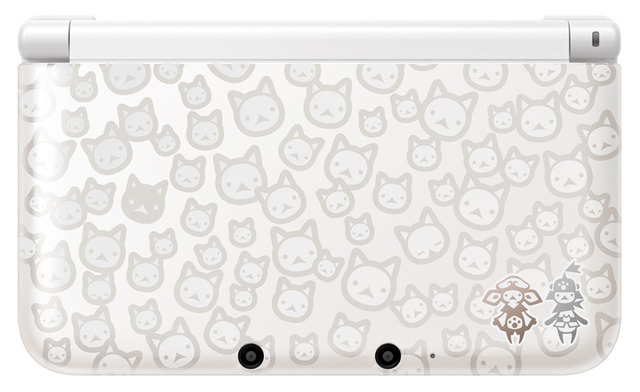 3DSLL アイルーホワイト 3DS LL モンスターハンター4 限定 アイルーホワイト