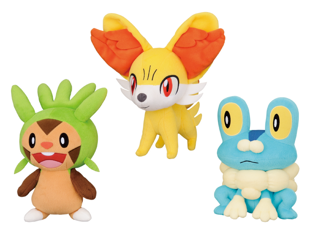 ポケセン　等身大 フォッコ ケロマツ ハリマロン セット タグ付き ぬいぐるみ ポケセン 等身大 フォッコ ケロマツ ハリマロン セット タグ付き