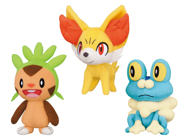 ポケモンセンター　フォッコ　ハリマロン　ケロマツ　フェイスクッション　ぬいぐるみ ポケモンセンター フォッコ ハリマロン ケロマツ フェイス