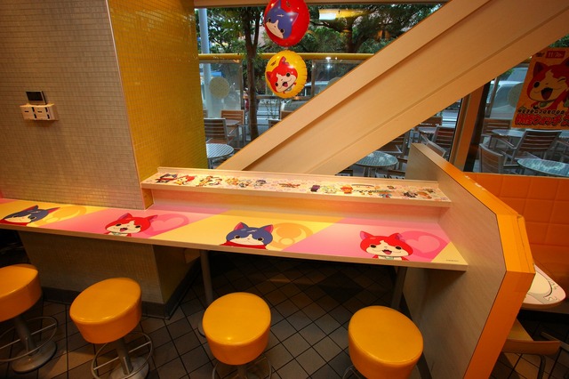 『妖怪ウォッチ』の「モグモグバーガー」がお台場に限定オープン！マクドナルドとのコラボで実現