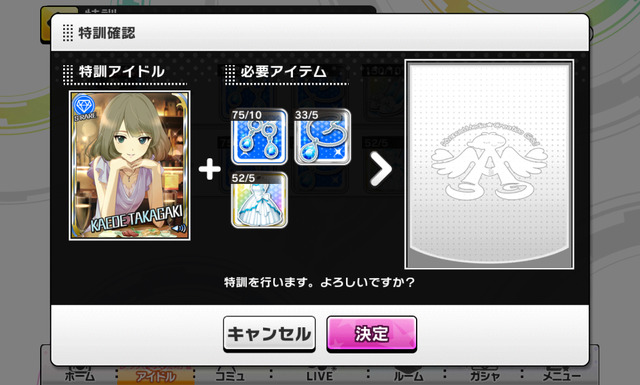 特訓には特訓アイテムが必要！