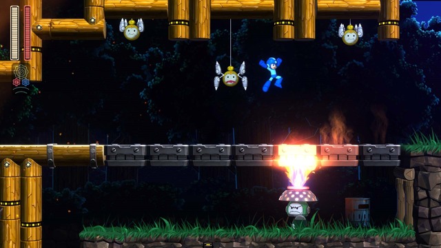 『ロックマン11』新たなボスは炎の拳法家「トーチマン」！火炎渦巻く灼熱のステージは危険満載